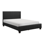 Lorenzi Black Upholstered Platform Bedroom Set - Lara FurnitureBedroom Set