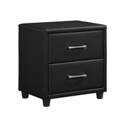 Lorenzi Black Upholstered Platform Bedroom Set - Lara FurnitureBedroom Set