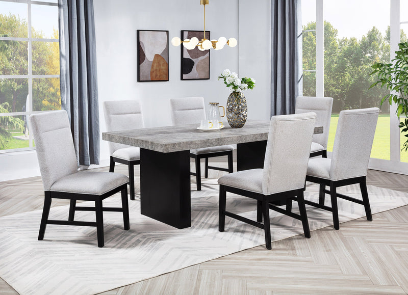 Sebastian Dove Dining Set from Crown Mark - Lara Furniture