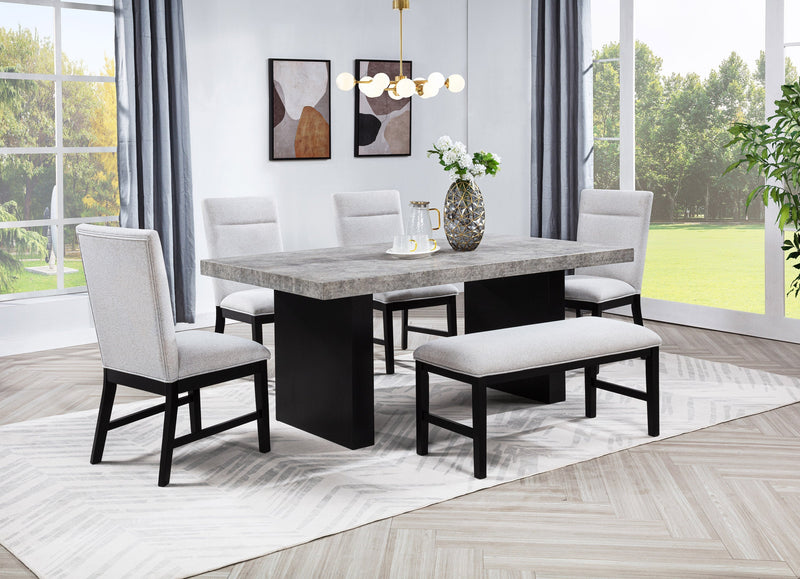 Sebastian Dove Dining Set from Crown Mark - Lara Furniture