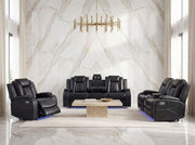 2226 BLACK SOFA&LOVESEAT - 2226 BLACK SOFA&LOVESEAT