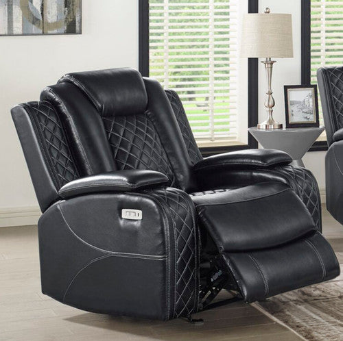 2226 BLACK SOFA&LOVESEAT - 2226 BLACK SOFA&LOVESEAT