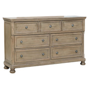 Bethel Wire Brushed Gray Sleigh Storage Platform Bedroom Set - Lara FurnitureBedroom Set