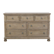 Bethel Wire Brushed Gray Sleigh Storage Platform Bedroom Set - Lara FurnitureBedroom Set