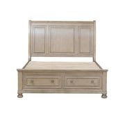 2259GY-1* (3) Queen Platform Bed with Footboard Storage - 2259GY-1*