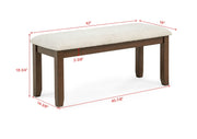 Avasa Upholstered Dining Bench from Crown Mark - Lara Furniture