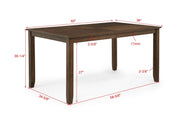 Avasa Brown 6-Piece Dining Room Set from Crown Mark - Lara Furniture