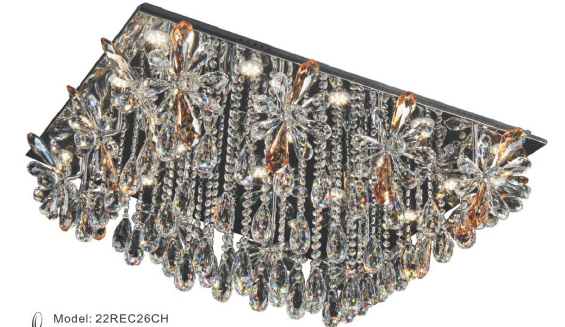 22REC40CH 40"X32"X17" MISSOURI CHROME RECTANGULAR - 210000003207