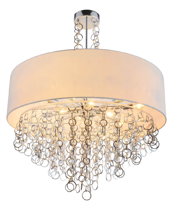 2300H32WC 32" X 32" PIPPA CHROME ROUND - 210000004385
