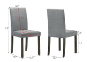 Melshire Dark Wood/Gray Dining Set from Crown Mark - Lara Furniture