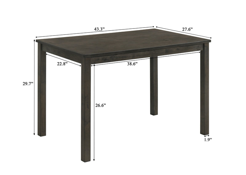 Melshire Dark Wood/Gray Dining Set from Crown Mark - Lara Furniture