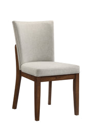 Salerno Beige/Brown Dining Set from Crown Mark - Lara Furniture