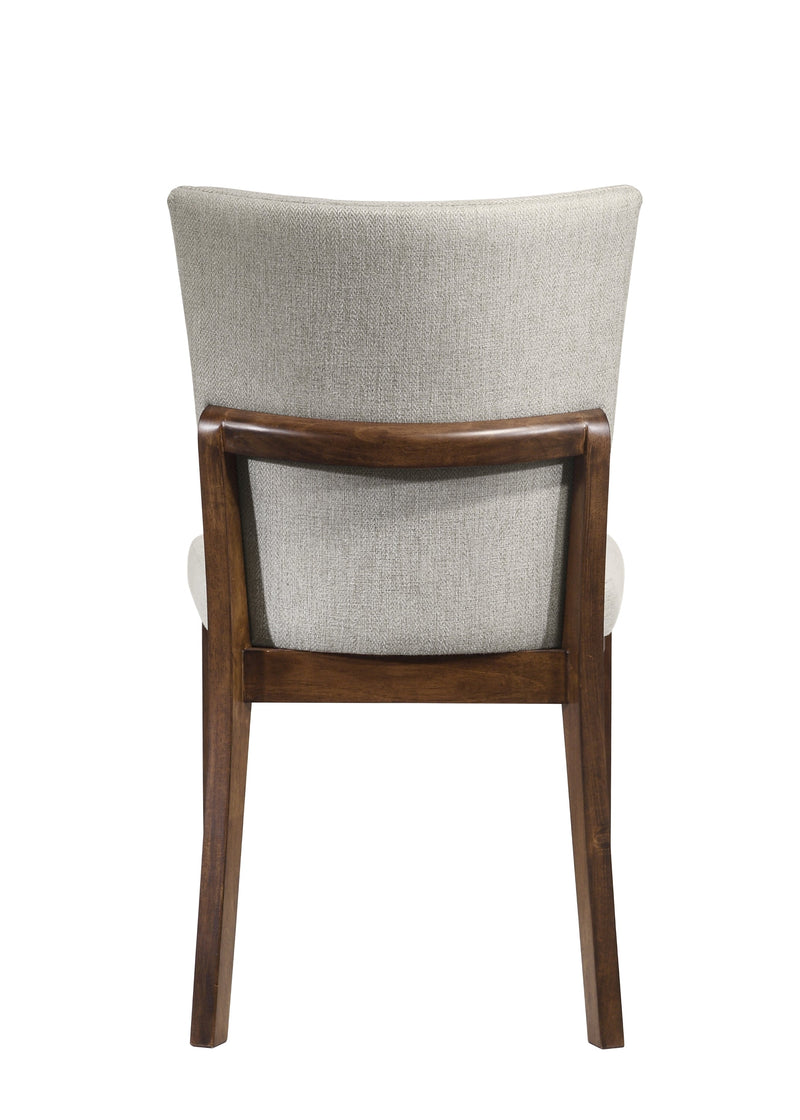 Salerno Beige/Brown Dining Set from Crown Mark - Lara Furniture