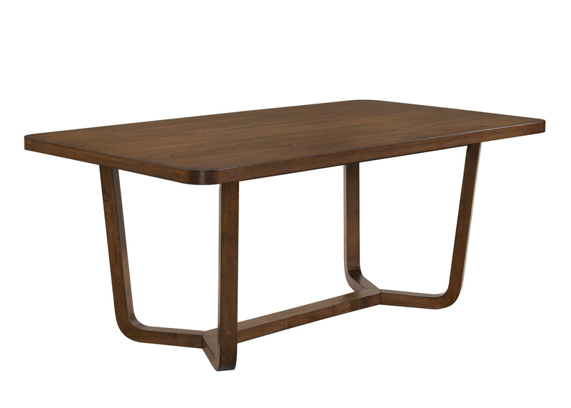 Salerno Beige/Brown Dining Set from Crown Mark - Lara Furniture
