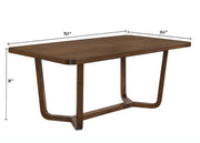 Salerno Beige/Brown Dining Set from Crown Mark - Lara Furniture