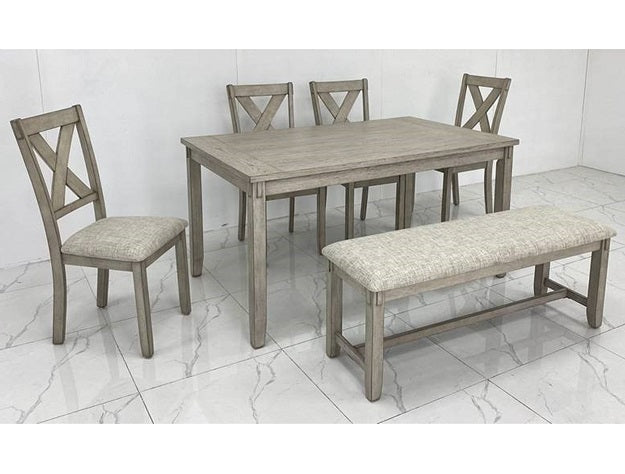 Clara 5-Pk Dt, D.Wood Color, Tb+Ch