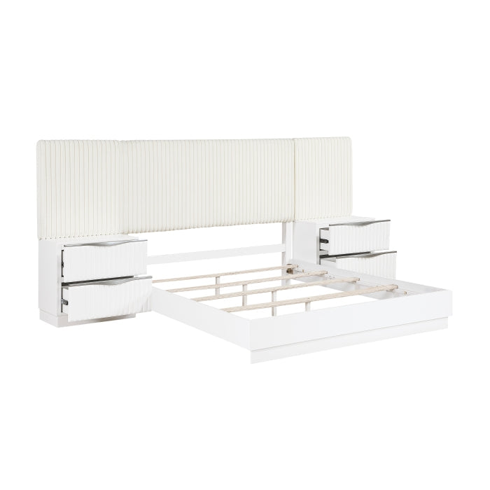 2384K-1CK*WB 5pc Set California King Wall Bed (CK+2NS+2NS-P) - 2384K-1CK*WB