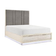 2391K-1EK* (3) Eastern King Platform Bed with Footboard Storage - 2391K-1EK*
