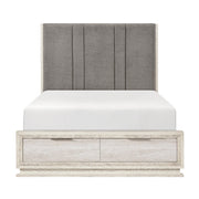2391K-1EK* (3) Eastern King Platform Bed with Footboard Storage - 2391K-1EK*