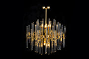 24008RND24G 24"X22" 16L TRANSITIONAL CHANDELIER - 210000007866