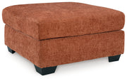 Aviemore Spice LAF Sectional with Ottoman and Recliner from Ashley - Lara Furniture