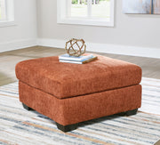 Aviemore Spice LAF Sectional with Ottoman and Recliner from Ashley - Lara Furniture