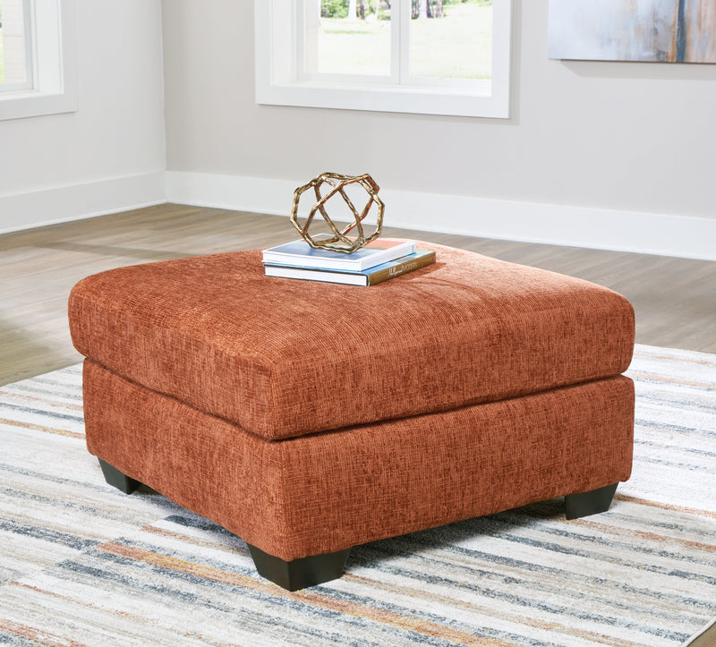 Aviemore Spice LAF Sectional with Ottoman and Recliner from Ashley - Lara Furniture