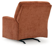 Aviemore Spice LAF Sectional with Ottoman and Recliner from Ashley - Lara Furniture