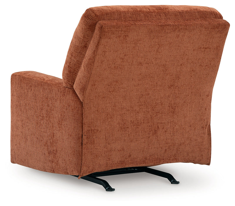 Aviemore Spice LAF Sectional with Ottoman and Recliner from Ashley - Lara Furniture