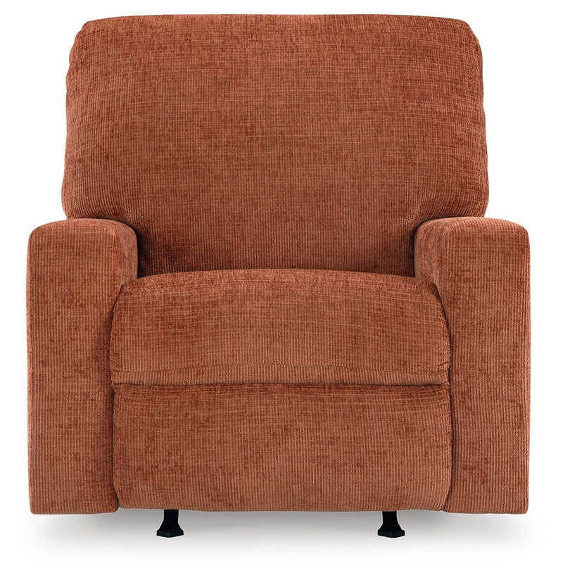Aviemore Spice LAF Sectional with Ottoman and Recliner from Ashley - Lara Furniture