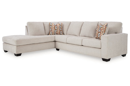 Aviemore Stone 2-Piece Sectional with Chaise -  Ashley - Lara Furniture