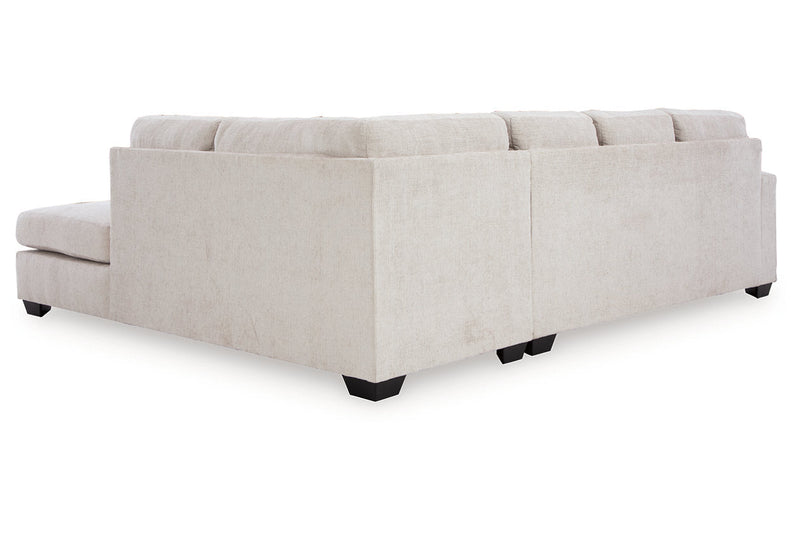 Aviemore Stone 2-Piece Sectional with Chaise -  Ashley - Lara Furniture