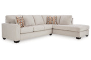 Aviemore Stone 2-Piece Sectional with Chaise -  Ashley - Lara Furniture