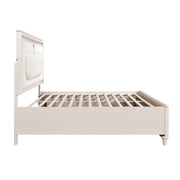 2451-1* (4) Queen Platform Bed with Footboard Storage - 2451-1*