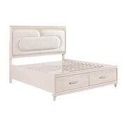 2451K-1CK* (4) California King Platform Bed with Footboard Storage - 2451K-1CK*