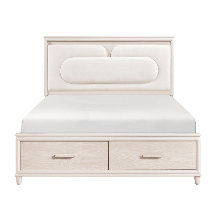 2451K-1CK* (4) California King Platform Bed with Footboard Storage - 2451K-1CK*