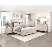 2451K-1CK* (4) California King Platform Bed with Footboard Storage - 2451K-1CK*