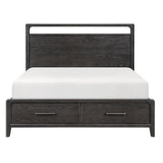 2502KBK-1EKDW* (3) Eastern King Platform Bed with Footboard Storage - 2502KBK-1EKDW*