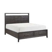 2502KBK-1EKDW* (3) Eastern King Platform Bed with Footboard Storage - 2502KBK-1EKDW*