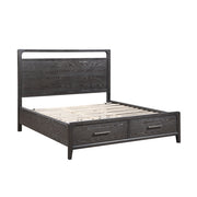 2502KBK-1EKDW* (3) Eastern King Platform Bed with Footboard Storage - 2502KBK-1EKDW*