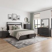 2502KBK-1EKDW* (3) Eastern King Platform Bed with Footboard Storage - 2502KBK-1EKDW*