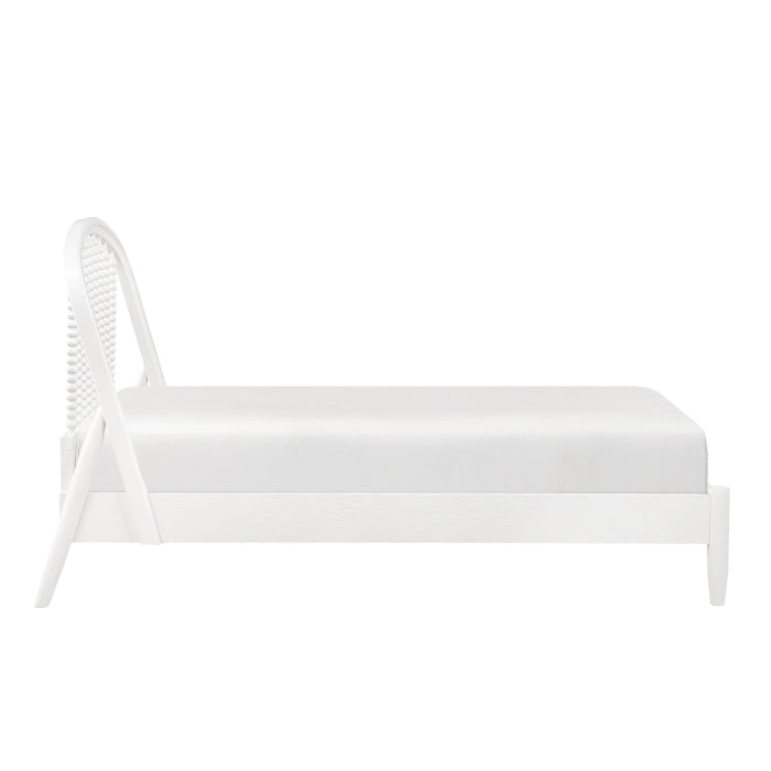 2510WHT-1* (3) Twin Platform Bed - 2510WHT-1*