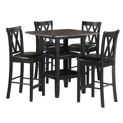 2514BK-36 5-Piece  Pack Counter Height Set - 2514BK-36