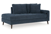 Bixler Navy Sofa and Chaise -  Ashley - Lara Furniture