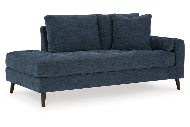 Bixler Navy Sofa and Chaise -  Ashley - Lara Furniture