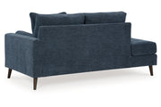 Bixler Navy Sofa and Chaise -  Ashley - Lara Furniture