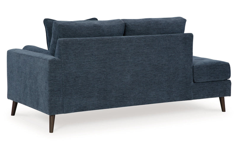 Bixler Navy Sofa and Chaise -  Ashley - Lara Furniture
