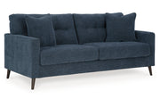Bixler Navy Sofa and Chaise -  Ashley - Lara Furniture