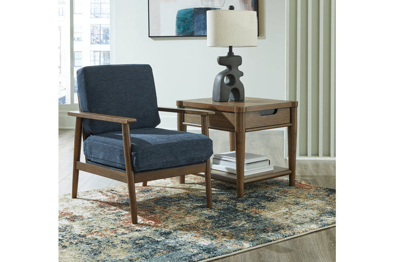Bixler Navy Sofa and Chair -  Ashley - Lara Furniture
