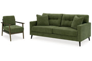 Bixler Olive Sofa and Chair -  Ashley - Lara Furniture